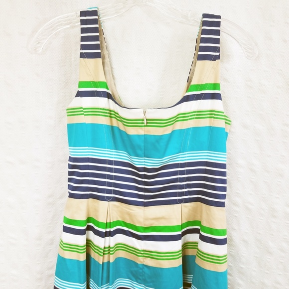 Nine West Lined Women's Summer Sun Halter Dress - Picture 6 of 8